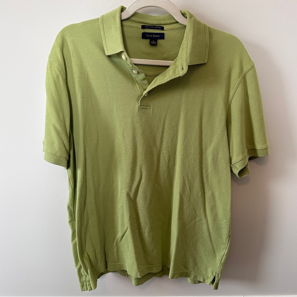 Club room green polo shirt